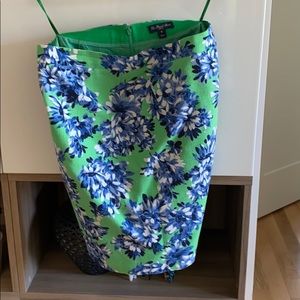 Jcrew floral pencil skirt